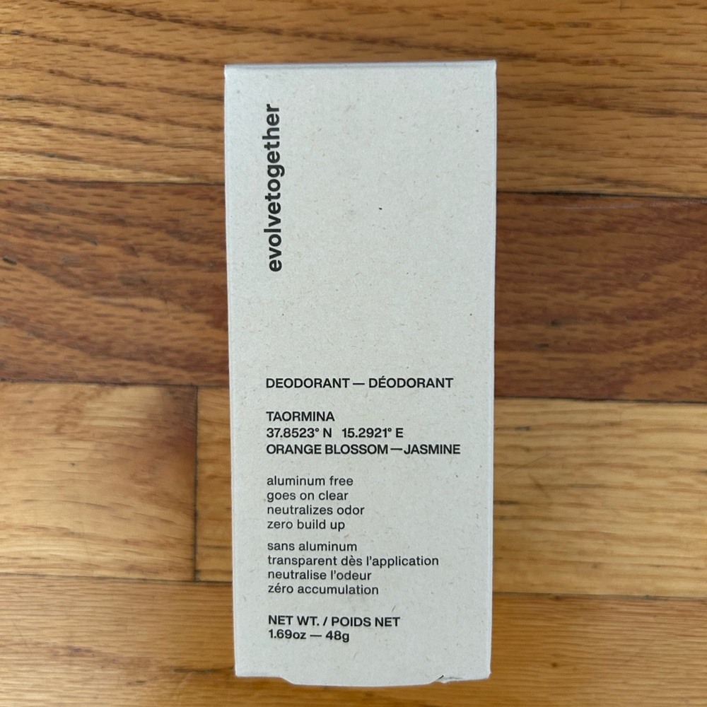 Evolve Together Natural Deodorant - Aluminum Free